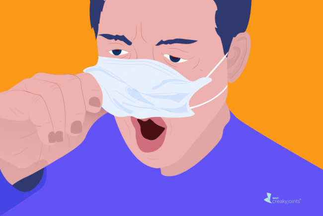 Man in face mask